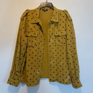 Oddy Star Oversized Shirt Jacket M/L